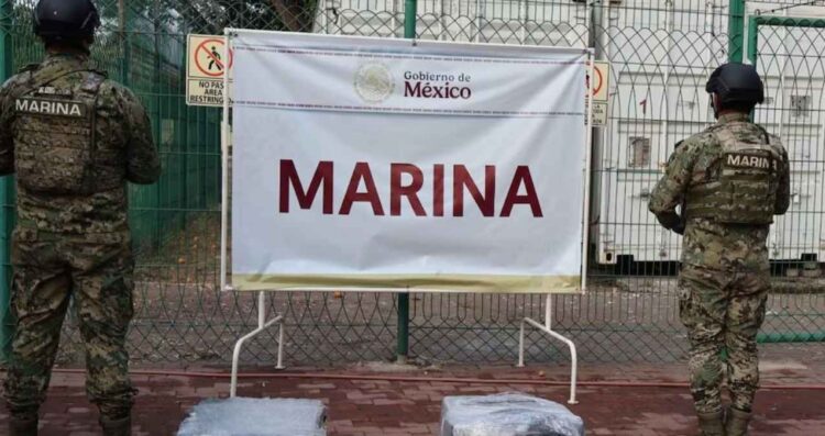 Marina decomisa más de 200 kilos de cocaína en el puerto de Manzanillo, Colima