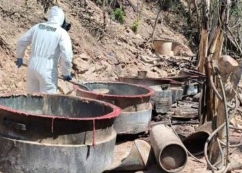 Marina inhabilita tres laboratorios clandestinos durante operativos en Sinaloa