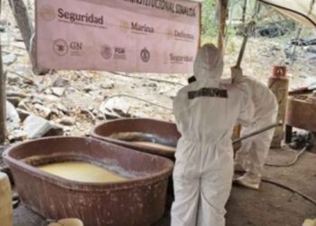 Marina localiza y desmantela dos narcolaboratorios en Culiacán, Sinaloa