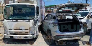 Menor resulta lesionada tras choque múltiple en Altamira, Tamaulipas