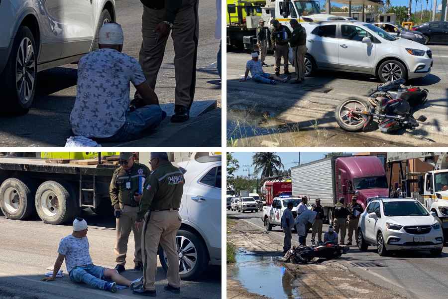 Motociclista camioneta en Altamira (1)