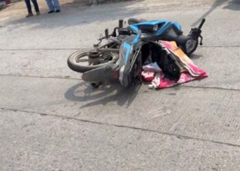 Motociclista herido Avenida Rotaria