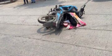Motociclista herido Avenida Rotaria