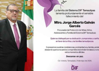 Muere Jorge Alberto Galván Garcés, Procurador de Protección a Niñas, Niños y Adolescentes del DIF Tamaulipas