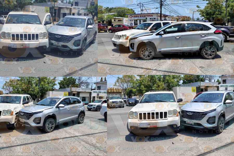 Olvida realizar alto y protagoniza choque en Ciudad Victoria, Tamaulipas