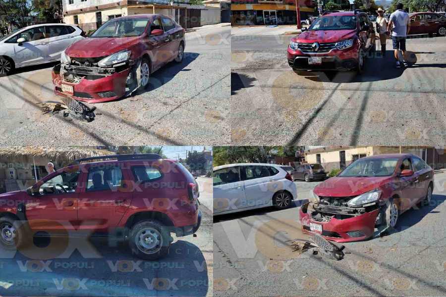 Omite alto y provoca choque en cruce peligroso en Ciudad Victoria, Tamaulipas