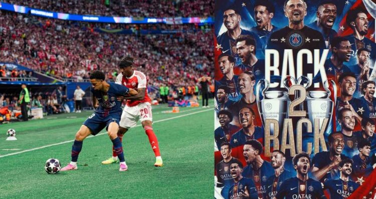 PSG vence al Arsenal y se convierte en bicampeón de la Champions League
