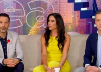 Paola Rojas vive en vivo el sismo de magnitud 5.6 durante transmisión envivo (2)