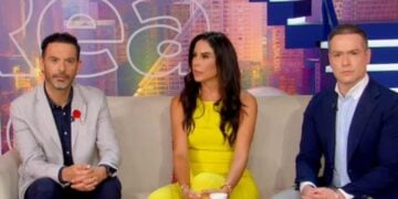 Paola Rojas vive en vivo el sismo de magnitud 5.6 durante transmisión envivo (2)