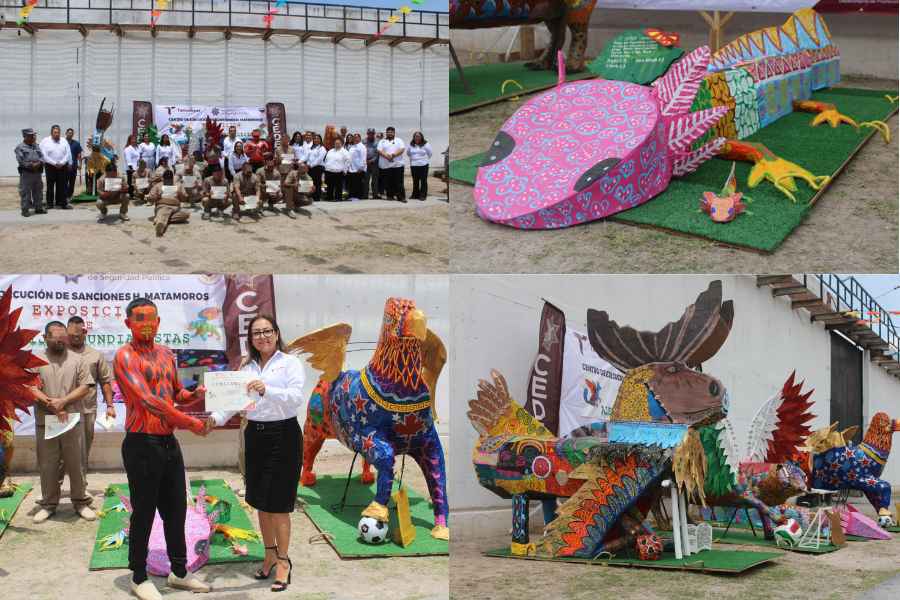 Participan CEDES Matamoros y Altamira en convocatoria nacional de elaboración de alebrijes mundialistas