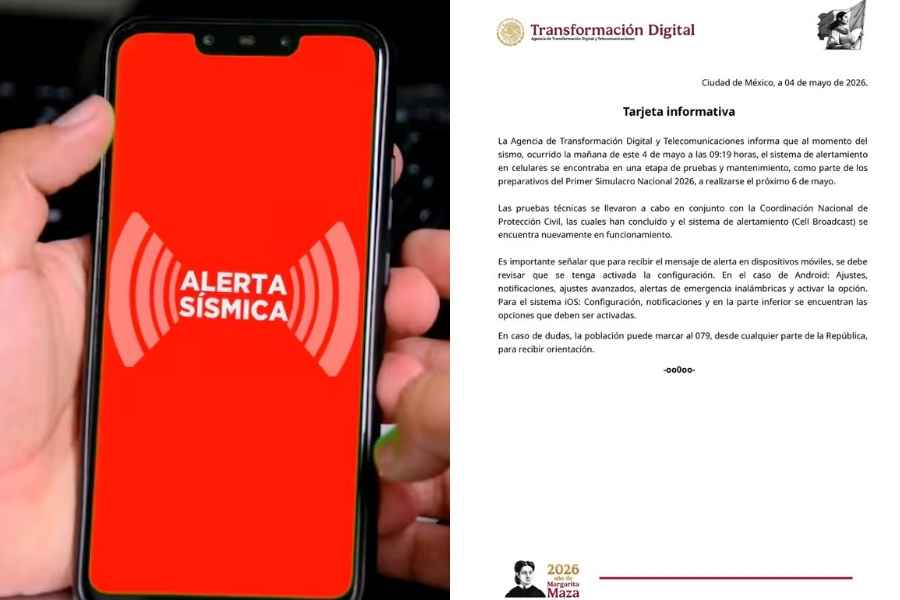 Por qué no sonó alerta sísmica celulares hoy tras sismo
