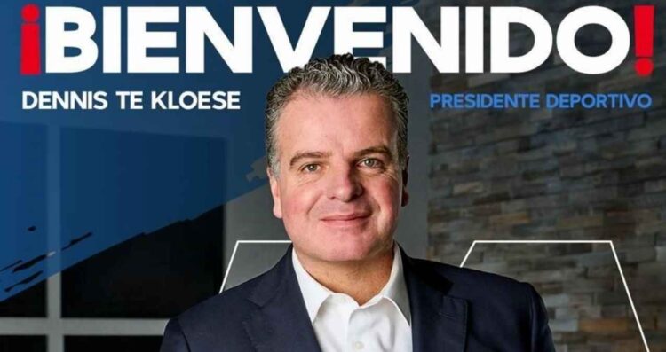 Rayados de Monterrey hace oficial a Dennis te Kloese como su presidente deportivo