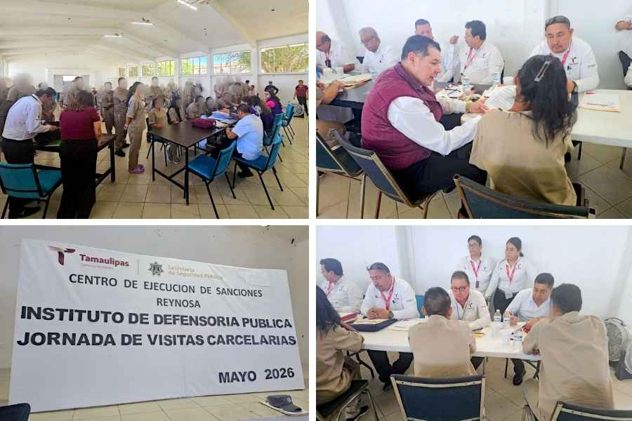 Refuerza IDPET defensa técnica y derechos humanos en el CEDES Reynosa, Tamaulipas