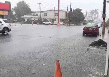 Reportan precipitaciones y encharcamientos en diversas zonas de Matamoros, Tamaulipas