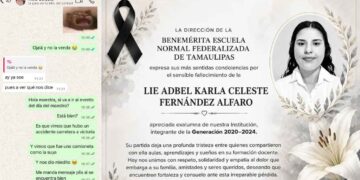 Revelan conversación que tuvo la maestra Celeste antes de morir en choque en San Fernando, Tamaulipas
