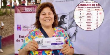 Revelan el calendario de pagos de la Pensión Mujeres Bienestar 2026 de mayo-junio
