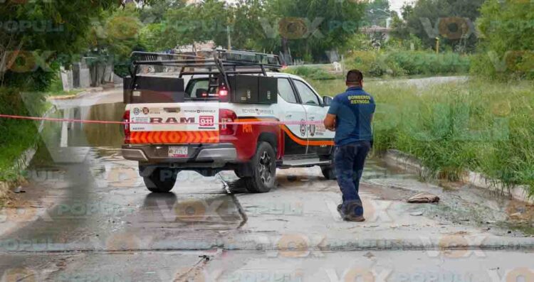 Se desborda canal Rodhe en Reynosa, Tamaulipas