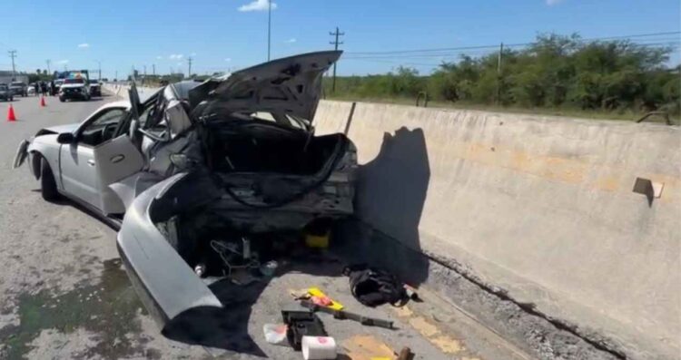Piedras Negras choque con volcadura
