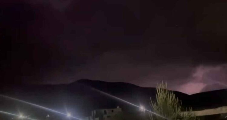 tormenta eléctrica Galeana