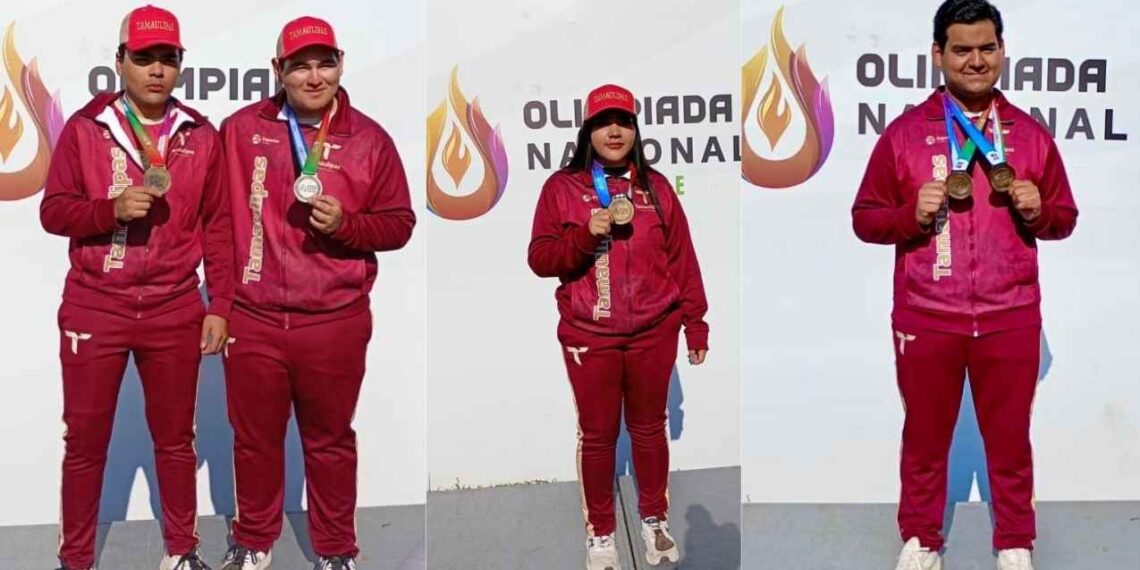 Delegación de Tamaulipas brilla en tiro de Olimpiada Nacional