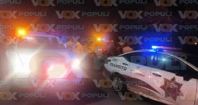 Taxista ebrio desata persecución con pasajeros en Ciudad Madero, Tamaulipas