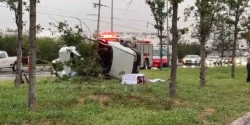 Trágico accidente automovilístico deja sin vida a una mujer en Apodaca, NL