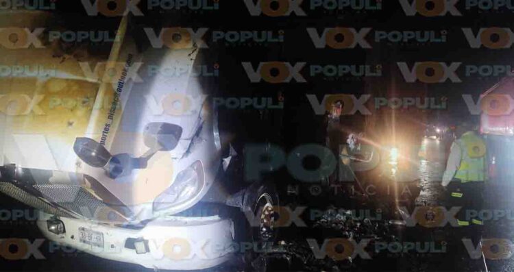 Tráiler se incendia en Libramiento Norte de Altamira, Tamaulipas