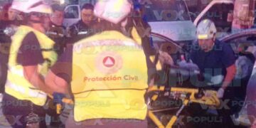 Tres jóvenes resultan lesionados tras choque en Tampico, Tamaulipas