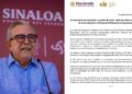 UIF emite comunicado tras bloqueo de cuentas bancarias de Rubén Rocha y nueve funcionarios de Sinaloa