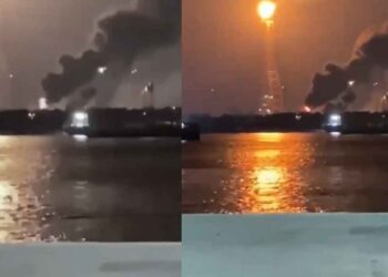 VIDEOS: Reportan fuerte incendio en la refinería Olmeca en Dos Bocas, Tabasco
