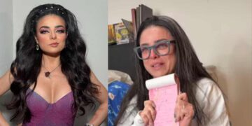 Violeta Isfel se despide de recuerdos de Antonella entre lágrimas