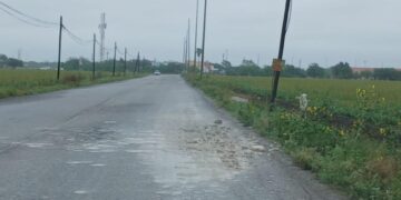 baches en libramiento Emilio Portes