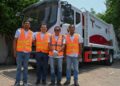 Camión recolector de basura en Ciudad Victoria