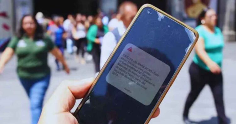 _celular alerta sísmica