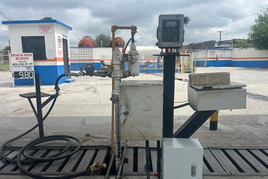 cierre de gaseras en Matamoros