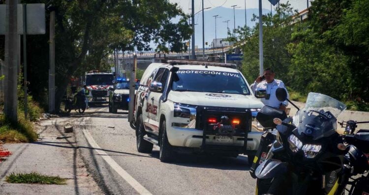 conductor muerto en Santa Catarina