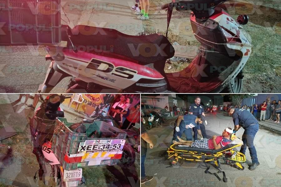 derrape motociclista Altamira