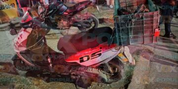 derrape motociclista Altamira