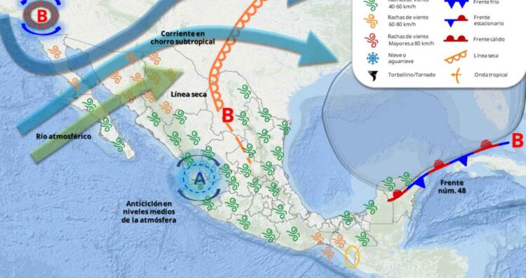 _frío 48 lunes en México