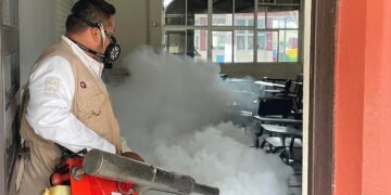 fumigación CBTis 135 Matamoros