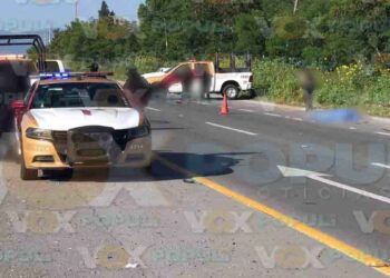 hombre atropellado en Victoria