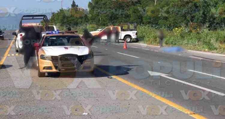 hombre atropellado en Victoria