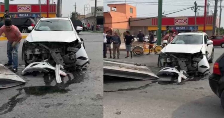 hospitalizado tras fuerte choque en Matamoros