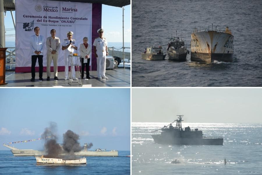 hundimiento buque Tamaulipas