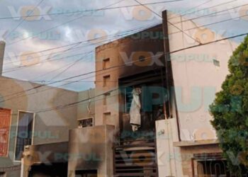 _incendio en una vivienda de Matamoros