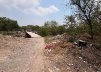 inseguridad en puente peatonal de Matamoros