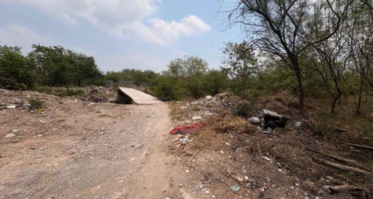 inseguridad en puente peatonal de Matamoros