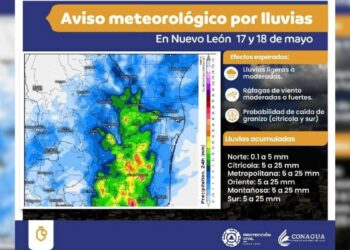 lluvias en Monterrey mayo