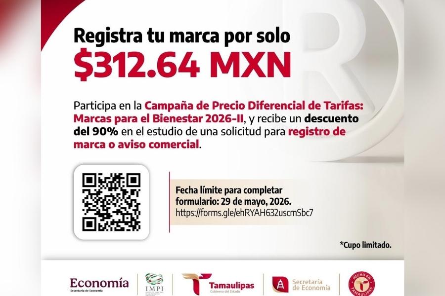 Marcas para el Bienestar 2026 Tamaulipas