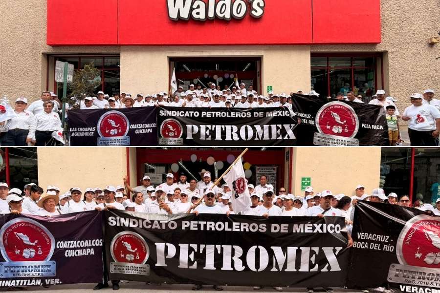 movilización de Petromex Tampico